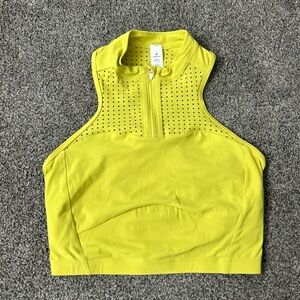 Lululemon Athletica Yellow High-Neck Bra